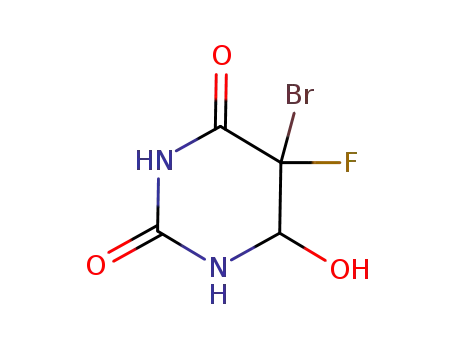 5-bromo-5-fluoro-6-hydroxy-5,6-dihydrouracil
