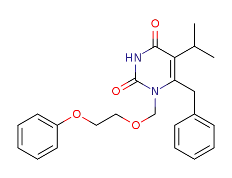 6-benzyl-5-isopropyl-1-[(2-phenoxyethyl)oxymethyl]uracil