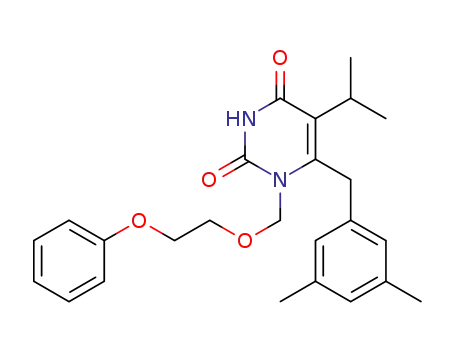 6-(3,5-dimethylbenzyl)-5-isopropyl-1-[(2-phenoxyethyl)oxymethyl]uracil