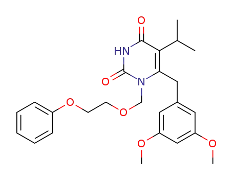 6-(3,5-dimethoxybenzyl)-5-isopropyl-1-[(2-phenoxyethyl)oxymethyl]uracil