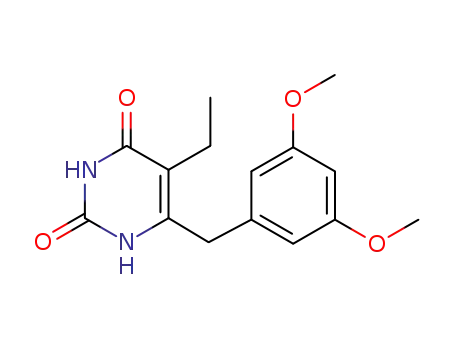 5-ethyl-6-(3,5-dimethoxybenzyl)uracil