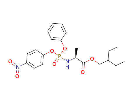 2-ethylbutyl (2S)-2-((S)-((4-nitrophenoxy)(phenoxy)phosphoryl)amino)propanoate