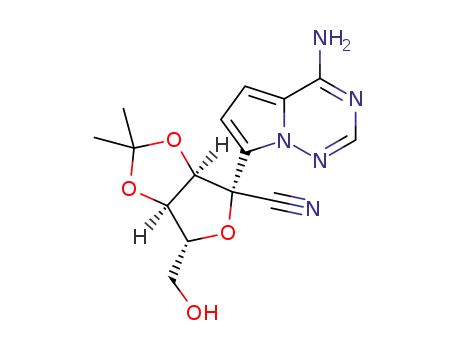 (3αR,4R,6R,6αR)-4-(4-aminopyrrolo[2,1-f][1,2,4]triazin-7-yl)-6-(hydroxymethyl)-2,2-dimethyltetrahydrofuro[3,4-d][1,3]dioxole-4-carbonitrile