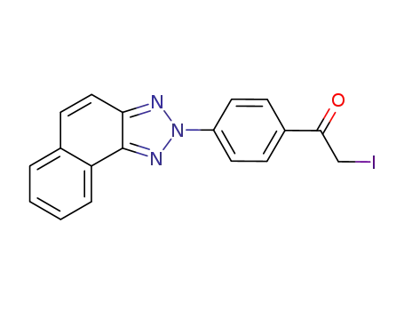 2-iodo-1-(4-naphtho[1,2-d][1,2,3]triazol-2-yl-phenyl)-ethanone