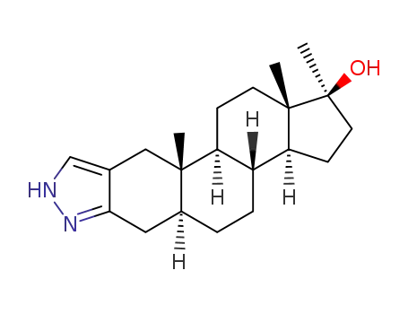 Molecular Structure of 10418-03-8 (Stanozolol)