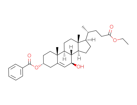 ethyl 3α-benzoyloxy-7β-hydroxy-chol-5-en-24-oate