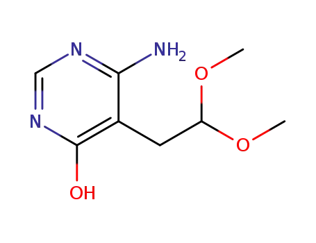 6-amino-5-(2,2-dimethoxyethyl)pyrimidin-4-ol