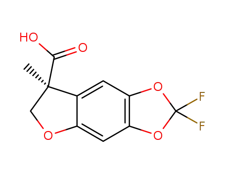 (7S)-2,2-difluoro-7-methyl-6,7-dihydro-2H-furo[2,3-f][1,3]benzodioxole-7-carboxylic acid
