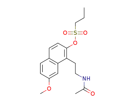 1-[2-(acetylamino)ethyl]-7-methoxynaphthalen-2-yl propane-1-sulphonate