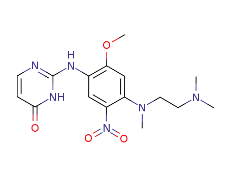 2-(4-(N-(2-(dimethylamino)ethyl)-N-methylamino)-2-methoxy-5-nitrophenylamino) pyrimidine-4(3H)-one