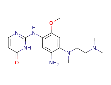 2-(4-(N-(2-(dimethylamino)ethyl)-N-methylamino)-2-methoxy-5-aminophenylamino)pyrimidine-4(3H)-one