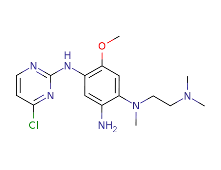 2-(4-(N-(2-(dimethylamino)ethyl)-N-methylamino)-2-methoxy-5-aminophenylamino)-4-chloropyrimidine