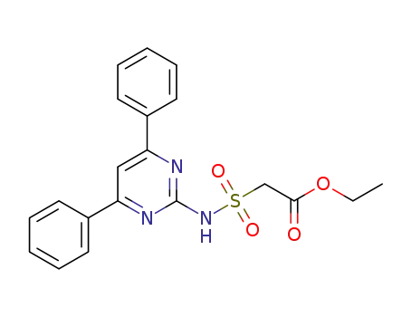 ethyl 2-((4,6-diphenylpyrimidin-2-yl)sulfamoyl)acetate