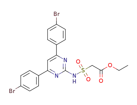 ethyl {N-[4,6-bis(4-bromophenyl)pyrimidin-2-yl]sulfamoyl}acetate