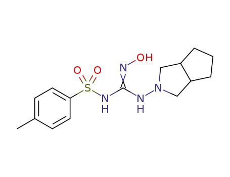 N-[N-(hexahydrocyclopenta[c]pyrrol-2(1H)-yl)-N'-hydroxycarbamimidoyl]-4-methylbenzenesulfonamide