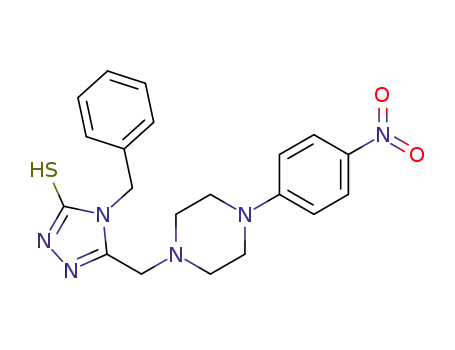 benzyl-5-{[4-(4-nitrophenyl)piperazin-1-yl]methyl}-4H-1,2,4-triazole-3-thiol