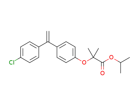 isopropyl 2-(4-(1-(4-chlorophenyl)vinyl)phenoxy)-2-methylpropaoate