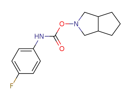 p-fluorophenyl hexahydrocyclopenta[c]pyrrol-2(1H)-yl carbamate
