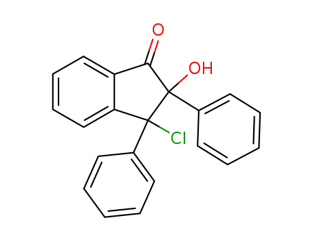 3-chloro-2-hydroxy-2,3-diphenyl-indan-1-one