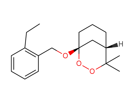 (±)-(1R*,5S*)-1-((2-ethylbenzyl)oxy)-4,4-dimethyl-2,3-dioxabicyclo[3.3.1]nonane