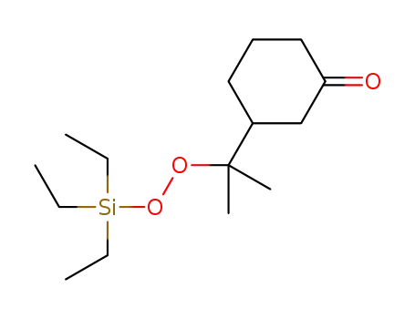 3-(2-((triethylsilyl)peroxy)propan-2-yl)cyclohexanone