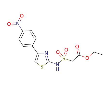 ethyl {N-[4-(4-nitrophenyl)-1,3-thiazol-2-yl]sulfamoyl}acetate
