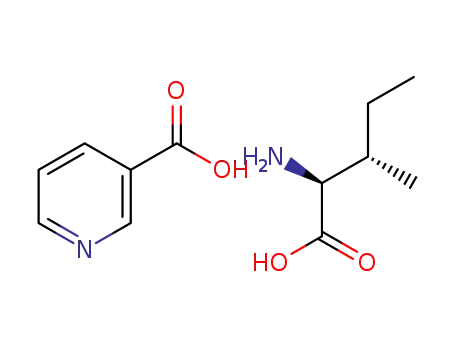 (1S,2S)-1-carboxy-2-methylbutan-1-aminium nicotinate