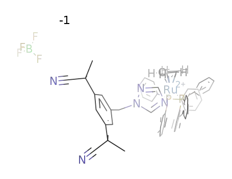 Ru(cyclopentadienyl)(PPh3)2(anastrozole)BF4