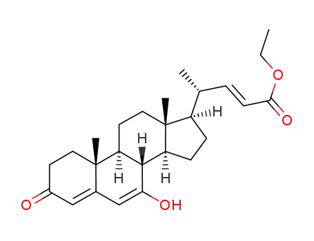 (E)-7-hydroxy-3-oxo-4,6,22-choladienoic acid ethyl ester
