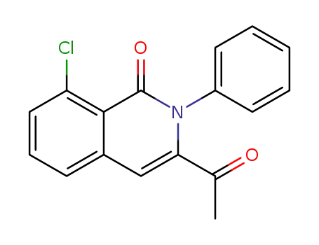 3-acetyl-8-chloro-2-phenyl-1(2H)-isoquinolinone