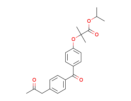 isopropyl 2-methyl-2-(4-(4-(2-oxopropyl)benzoyl)phenoxy)propanoate