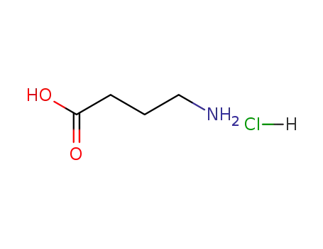 Molecular Structure of 5959-35-3 (4-aminobutyric acid hydrochloride)