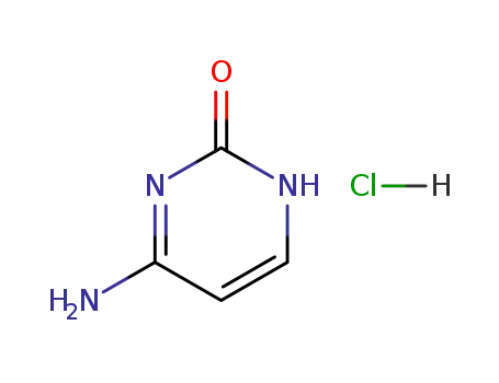 Molecular Structure of 1784-08-3 (CYTOSINE HYDROCHLORIDE)