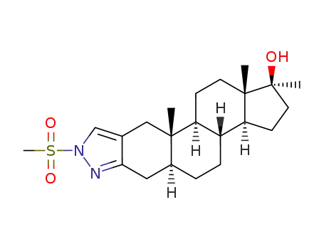(1S,3aS,3bR,5aS,10aS,10bS,12aS)-8-Methanesulfonyl-1,10a,12a-trimethyl-1,2,3,3a,3b,4,5,5a,6,8,10,10a,10b,11,12,12a-hexadecahydro-7,8-diaza-dicyclopenta[a,h]phenanthren-1-ol