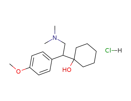 Molecular Structure of 99300-78-4 (Venlafaxine hydrochloride)