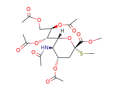 Methyl 4,7,8,9-tetra-O-acetyl-2-thio-N-acetyl-a-D-neuraminic acid methyl ester