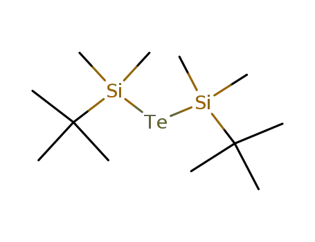 Molecular Structure of 80594-86-1 (Disilatellurane, 1,3-bis(1,1-dimethylethyl)-1,1,3,3-tetramethyl-)