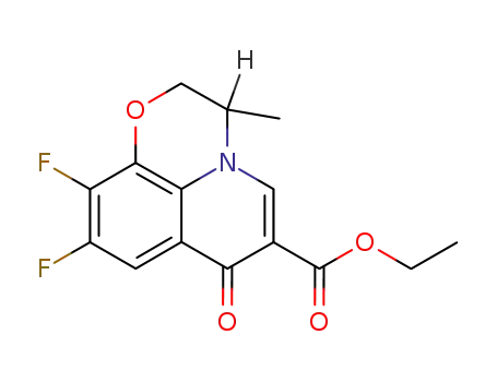 Ethyl9,10-difluoro-3-methyl-7-oxo-2,3-dihydro-7H-pyrido[1,2,3-de]-1,4-benzoxazine-6-carboxylate