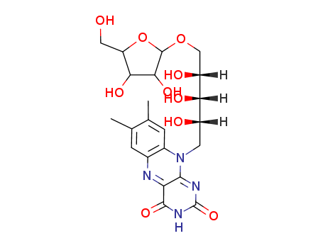 Riboflavin, 5'-O-a-D-ribofuranosyl- (9CI)