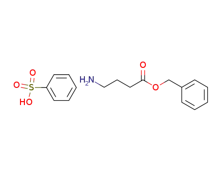 benzyl γ-aminobutyrate benzenesulfonate salt