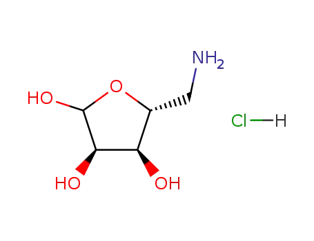 (3R,4S,5R)-5-Aminomethyl-tetrahydro-furan-2,3,4-triol; hydrochloride