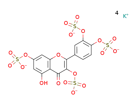 quercetin-3,7,3',4'-tetrasulphate potassium