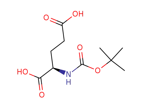 Molecular Structure of 34404-28-9 (BOC-D-GLU-OH)