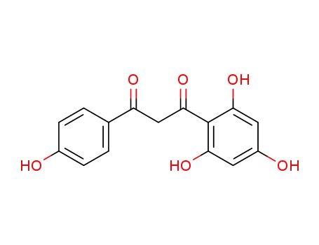 Molecular Structure of 64325-11-7 (1,3-Propanedione, 1-(4-hydroxyphenyl)-3-(2,4,6-trihydroxyphenyl)-)