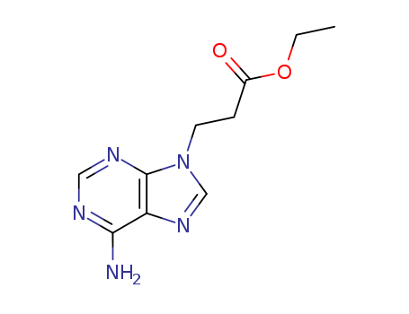 9H-Purine-9-propanoic acid, 6-amino-, ethyl ester