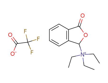 N-(1,3-dihydro-3-oxoisobenzofuran-1-yl)-N,N,N-triethyl ammonium trifluoroacetate