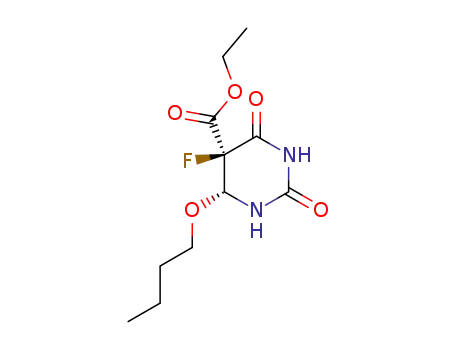 (4R,5R)-4-Butoxy-5-fluoro-2,6-dioxo-hexahydro-pyrimidine-5-carboxylic acid ethyl ester