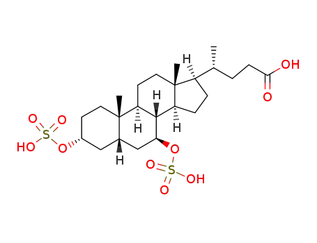 3,7-bis(sulfooxy)ursodeoxycholic acid