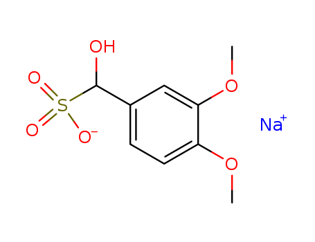 sodium (3,4-dimethoxyphenyl)-hydroxy-methanesulfonate