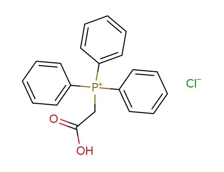 Molecular Structure of 7343-26-2 ((carboxymethyl)(triphenyl)phosphonium chloride)